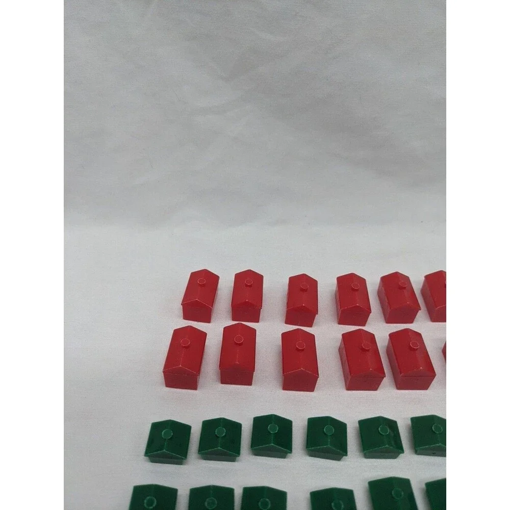 Lot Of (55) Monopoly Championship Hotels Houses Player Pieces